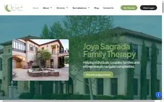 Joya Sagrada Therapy website