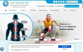 Troy I. Mounts, MD website