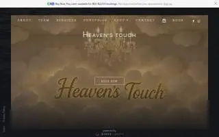 Heaven's Touch ~Japanese Head Spa website