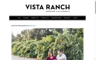 Vista Ranch website