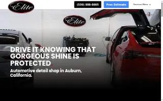 Auburn Elite Auto Spa website