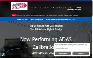 Auto Glass Express of Auburn website