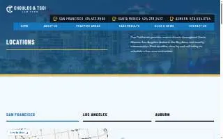 Choulos & Tsoi Law Firm website