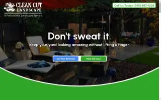Clean Cut Landscape website