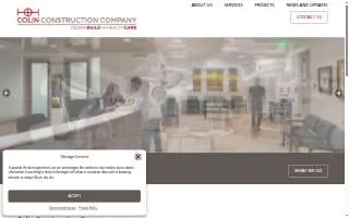 Colin Construction Company website