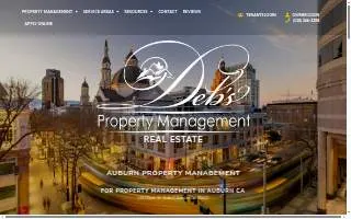 Debs Property Management & Real Estate website