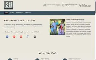 Ken Rector Construction website