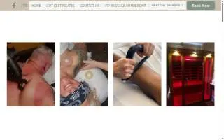 Natural Wellness Massage website