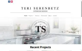Teri Serenbetz Interior Design website