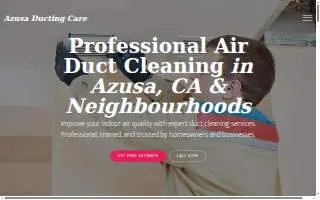 Azusa Ducting Care website
