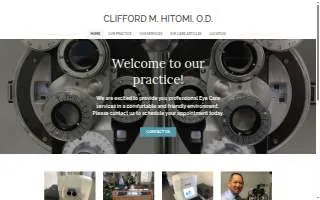 Clifford M Hitomi OD website