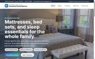 Dreamland Family Mattress website