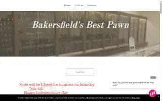 Bakersfield's Best Pawn website