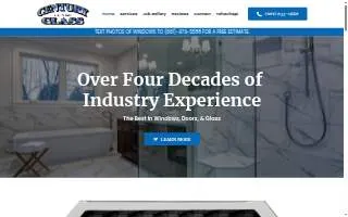 Century Glass of Bakersfield website