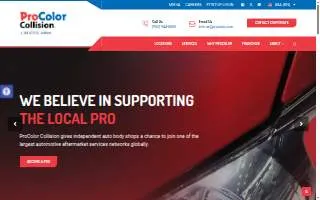 ProColor Collision Baldwin Park website