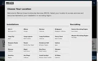 MCCS Barstow Barber Shop website