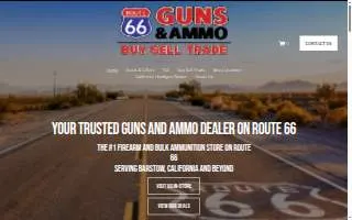 Route 66 Guns & Ammo website