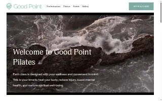 Good Point Pilates website