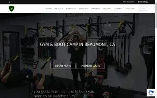 Beyond Fitness Boot Camp website