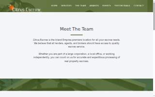 Citrus Escrow, Inc. of Beaumont