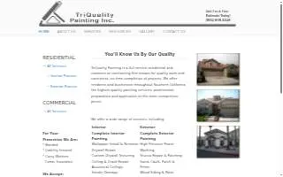 TriQuality Painting Inc. website