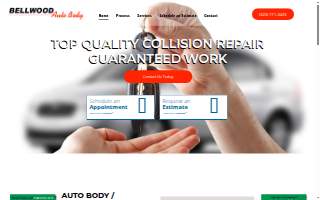 Bellwood Auto Body website
