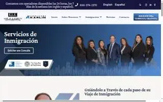 Abogados Karlin of Bell Gardens website