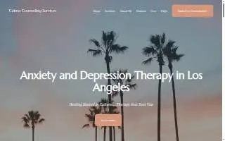 Calma Counseling Services of Bell Gardens website
