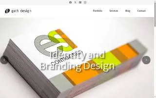 Gath Design website