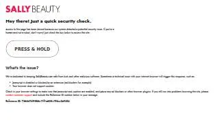 Sally Beauty of Bell website