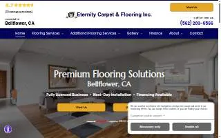 Eternity Carpet & Flooring Inc. website