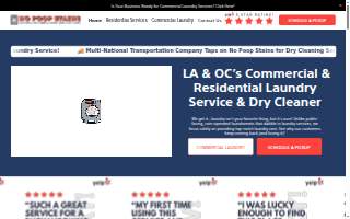No Poop Stains Laundry Service & Dry Cleaner