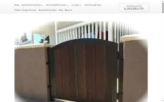 Straight Gate Fence Co of Bellflower website