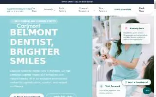 Carlmont Dental Care website