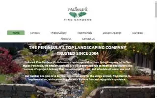 Hallmark Fine Gardens website