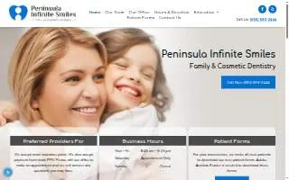 Peninsula Infinite Smiles website