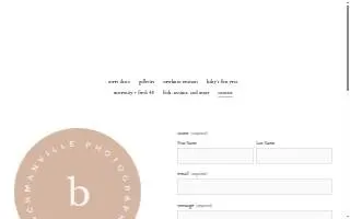 bachmanville photography website