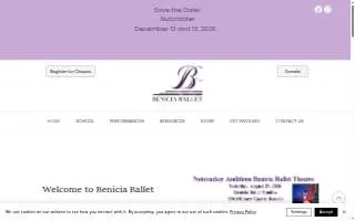 Benicia Ballet website