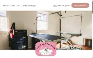 Bubbly Bulldog Grooming website