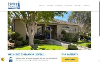 Harbor Dental of Benicia website