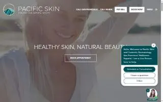 Pacific Skin and Cosmetic Dermatology San Francisco of Benicia website