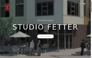 Studio Fetter Architecture website