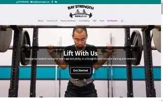 Bay Strength website