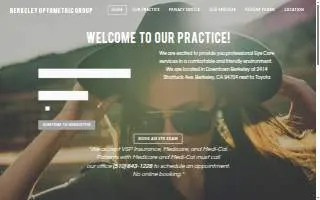 Berkeley Optometric Group website