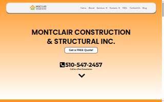 Montclair Construction & Structural Inc. of Berkeley