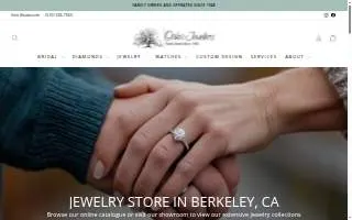 Oaks Jewelers website