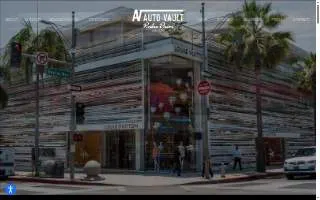 Auto Vault Storage website