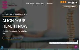 Chiropractic Associates of Beverly Hills website