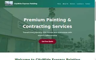 CityWide Express Painting Beverly Hills website