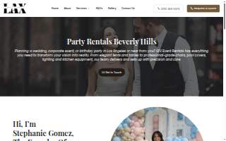 Classy Party Rentals Los Angeles